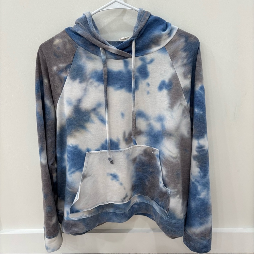 Lazy Sundays Tie-Dye Drawstring Hoodie